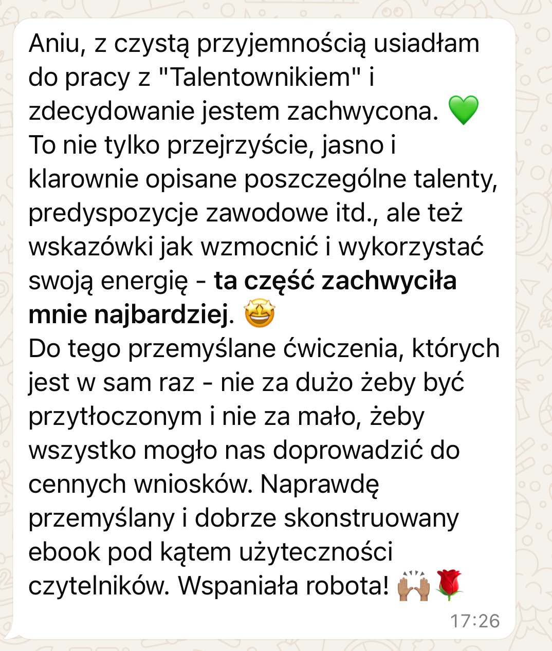 Opinia o Talentowniku